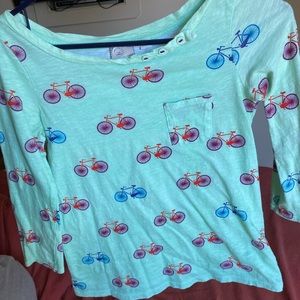 Anthropologie bicycle shirt